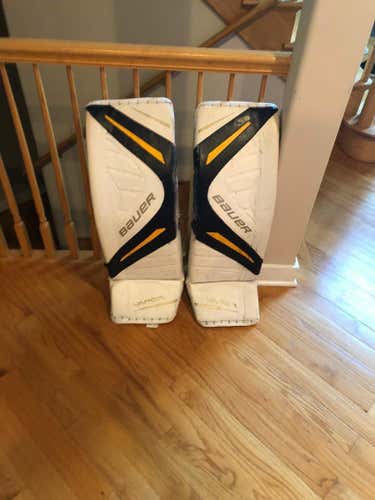 Bauer Vapor 1X Goalie Leg Pads Senior Pro Stock NHL Game Used