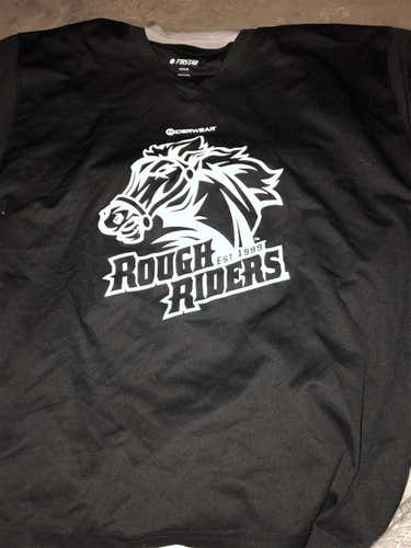 Rough Rider goalie cut jersey