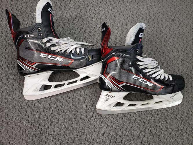 CCM JetSpeed FT1 Hockey Skates Senior Pro Stock Size 9.5