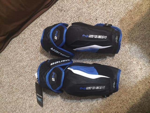 New Bauer Nexus 2N Elbow Pads Senior Pro Stock