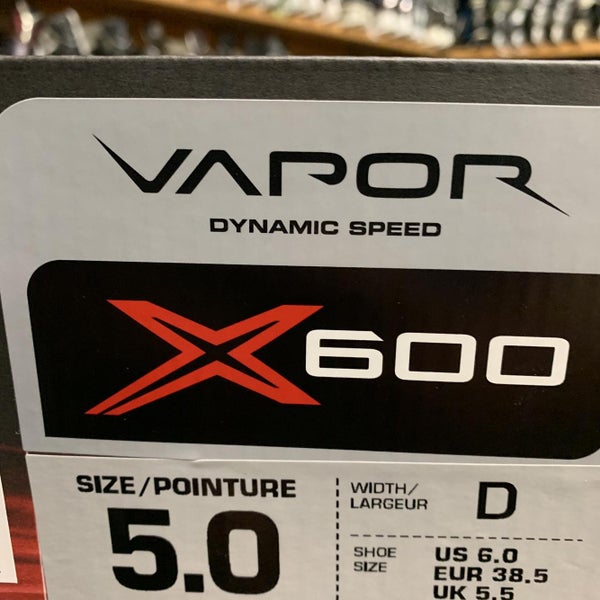 New Vapor X600 Hockey Skates Junior Size 5