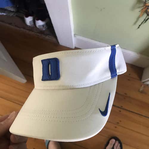Nike Duke Visor White Adjustable