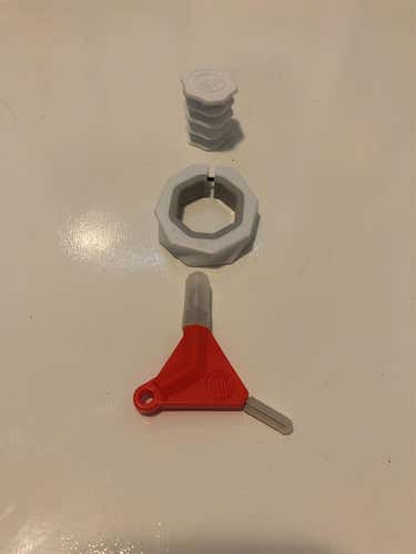 White ABE plus with butt end and tool