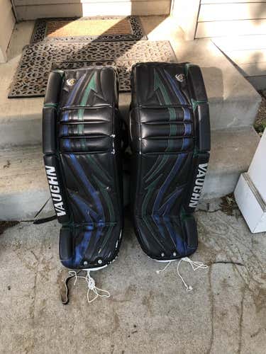 Vaughn Velocity V4 Goalie Leg Pads Pro Stock