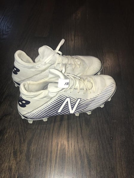 White New Balance Freeze Lacrosse Cleats