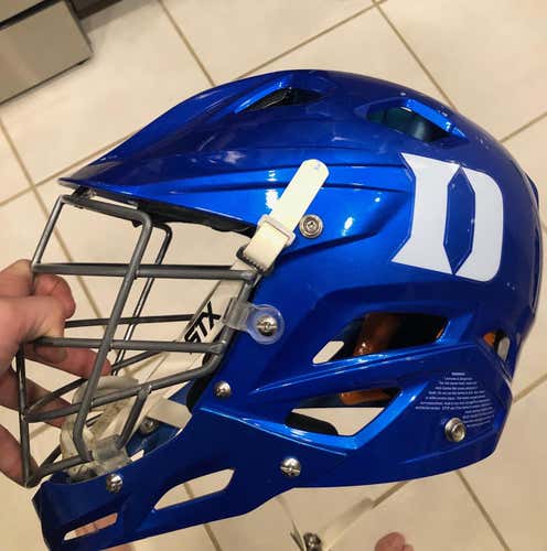 Duke Team issued Blue chrome STX Stallion 650 Helmet Adult