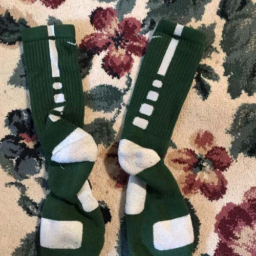 Forest Green Nike Elite Socks