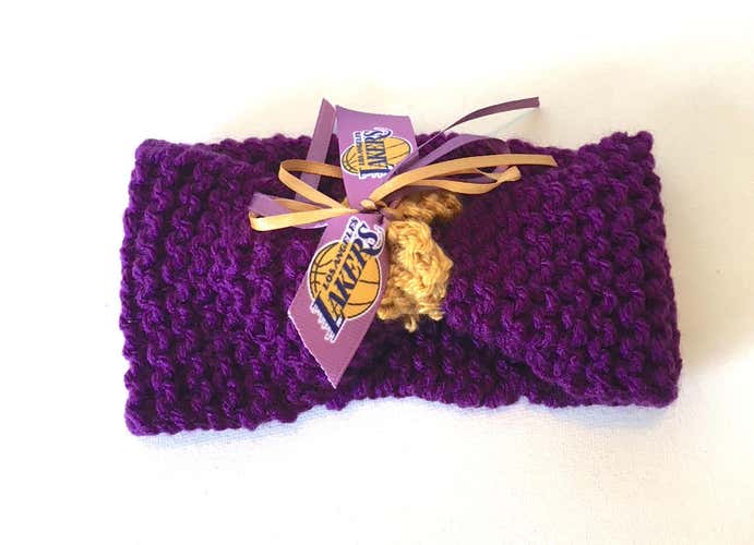 Lakers Handmade Infant Headband