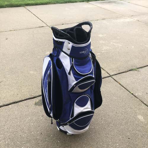 Spin It Blue Golf Bag