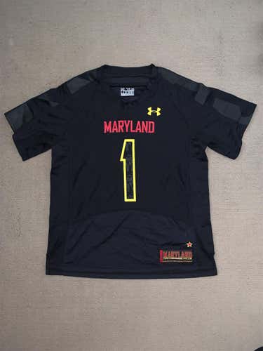 MARYLAND BLACK OUT TEAM ISSUED LACROSSE JERSEY