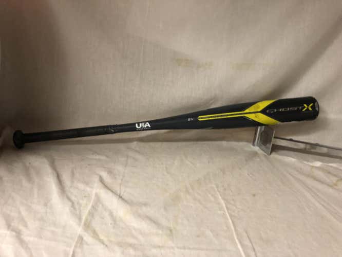 New Easton Elevate Bat Length-Wgt 30" - 19 oz. Black-White USA Baseball Bat