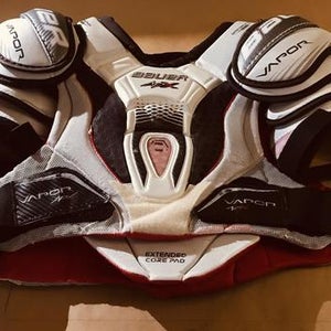 Lightly Used Bauer VAPOR APX Shoulder Pads Senior XL