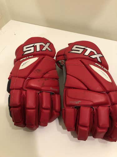 Cornell Team Issue STX Stallion 500 Lacrosse Gloves (13")