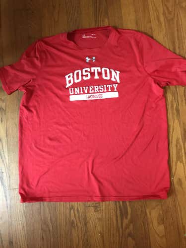 Boston University Lacrosse Short Sleeve T Shirt