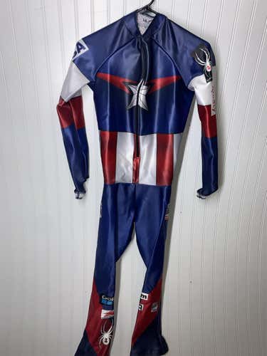 New Spyder USST Speed Ski Suit (Capt America, Unpadded)