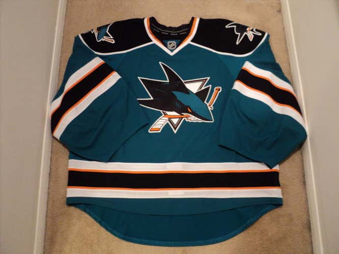 San Jose Sharks Reebok Edge 2.0 Goal Cut Jersey