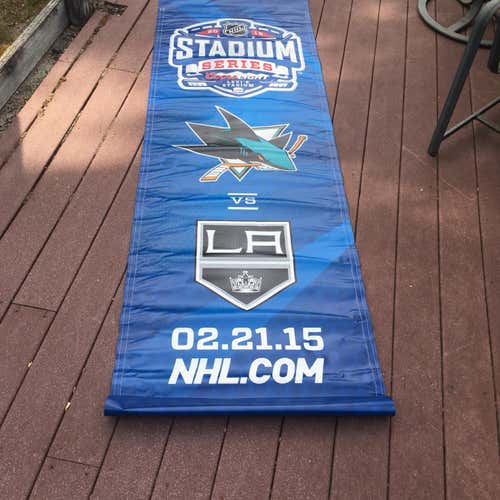 Pro Stock 2015 Stadium Series Street Banner San Jose Sharks LA Kings
