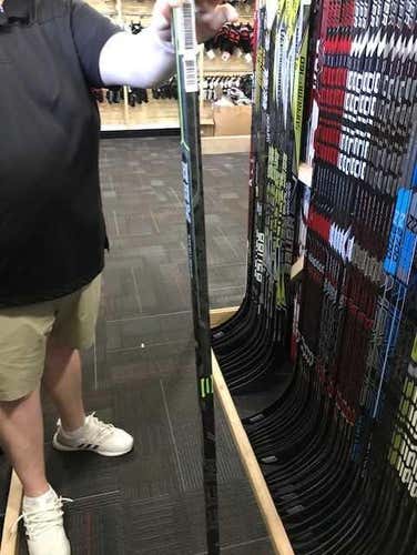 2 Pack-New CCM RibCor 40K Hockey Stick Lefty Junior p40 50 flex