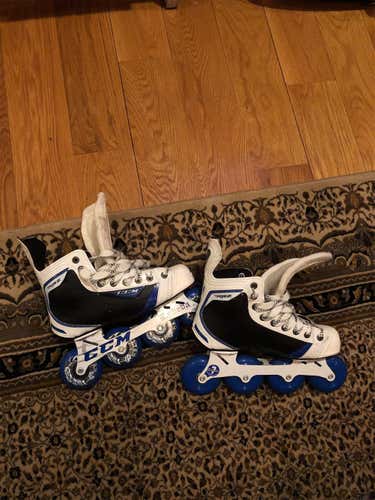 Blue CCM RBZ Roller Skates (barley used)