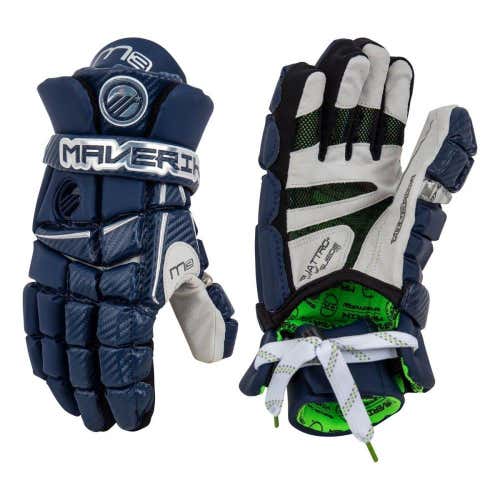 New Maverik M3 Lacrosse Gloves - Navy