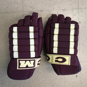 Boston College - New CCM Pro Model 5-Roll Gloves - Senior Pro Stock