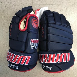 New Warrior Alpha QX Gloves - Brock University - Senior Pro Stock