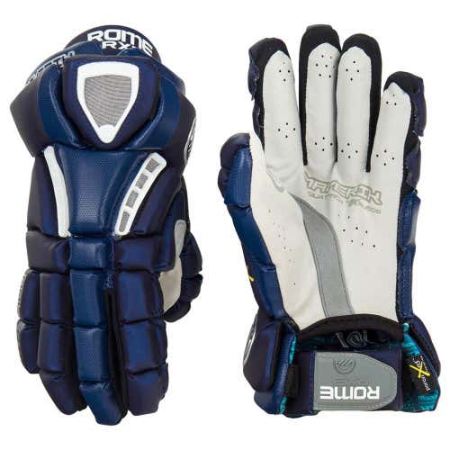 New Maverik Rome RX3 Lacrosse Gloves - Navy