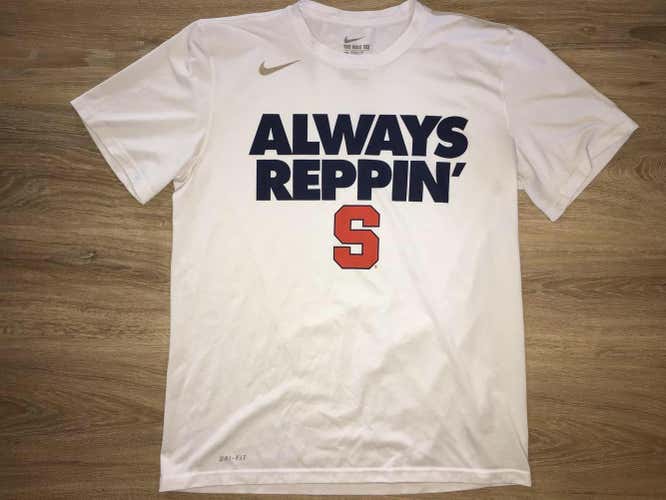 (Large) Nike Syracuse Orange “Always Reppin” Dri-FIT Shirt