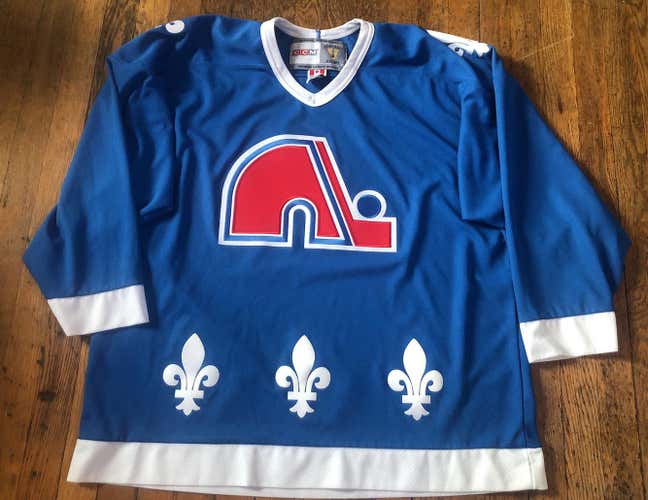 Quebec Nordiques CCM Vintage Hockey Jersey XL OBO