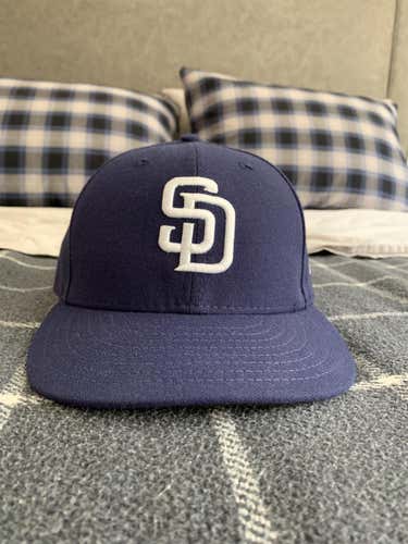 New Era San Diego Padres Navy Low Profile Hat (7 3/8)