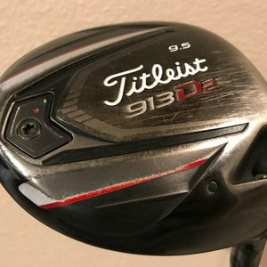 Titleist 913 D2 9.5* Driver with Bassara 50-gram Regular Flex shaft 1207
