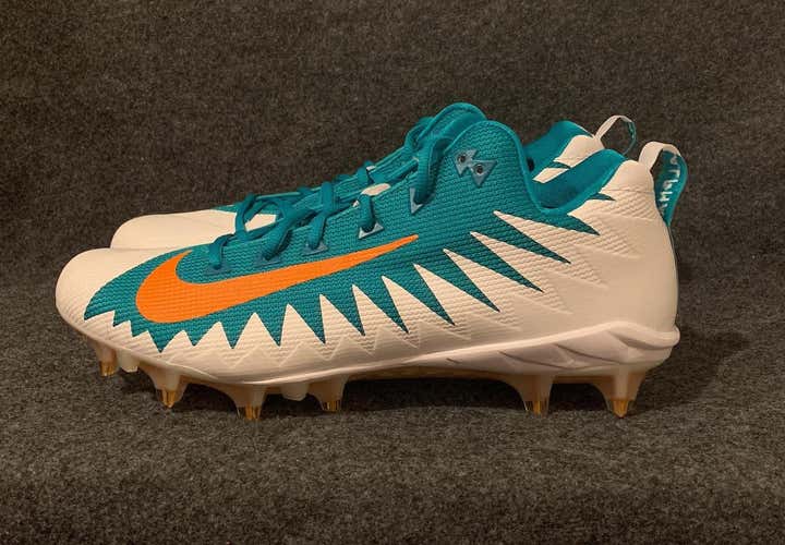 Nike Alpha Menace Pro Low Miami Dolphins Football Cleats 918187-117  Size 13