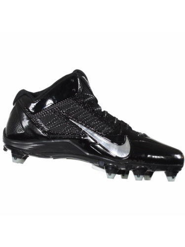 Nike Alpha Pro 3/4 TD Football Cleat - Black/Metallic Silver