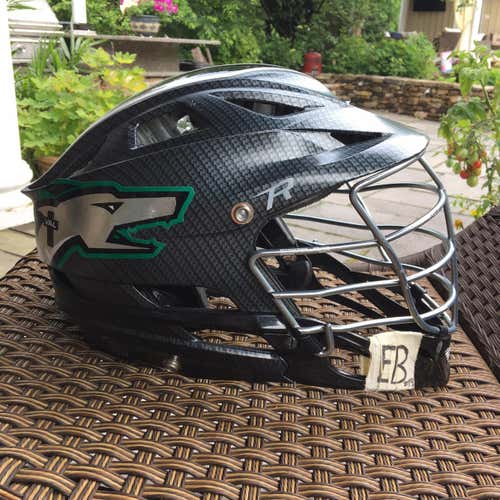 Loyola University Of Maryland game worn carbon Fiber R Helmet