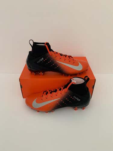 2 PACK Men's Size 11.5 and size 12 Nike Vapor Untouchable Pro 3 Orange/Black/Silver