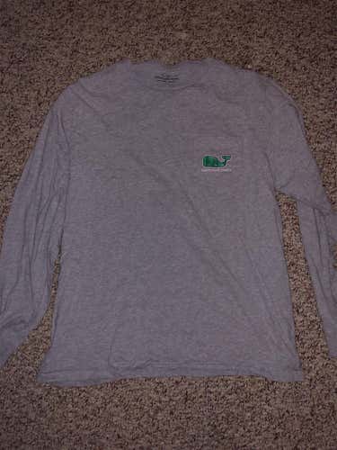 Gray Long Sleeve Vineyard Vines Football Shirt