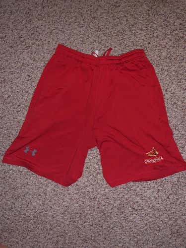 Red Calvert Hall Lacrosse Under Armour Shorts