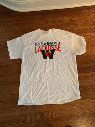 New Wesleyan Lacrosse Cotton Shirt