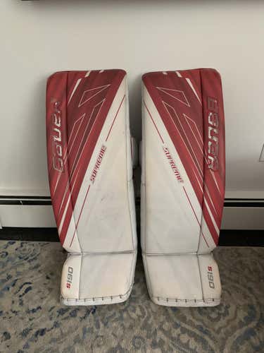 Bauer S190 Goalie Leg Pads Intermediate