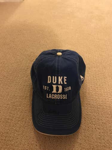 Duke Lacrosse Hat Signed By Jordan Wolf