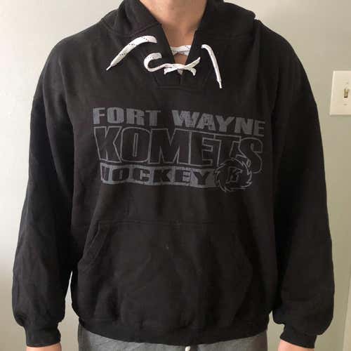 Fort Wayne Komets 2XL Hoodie Black