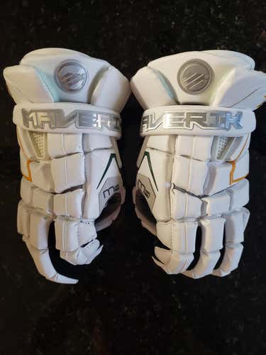 Maverik M4 Lacrosse Gloves (White)