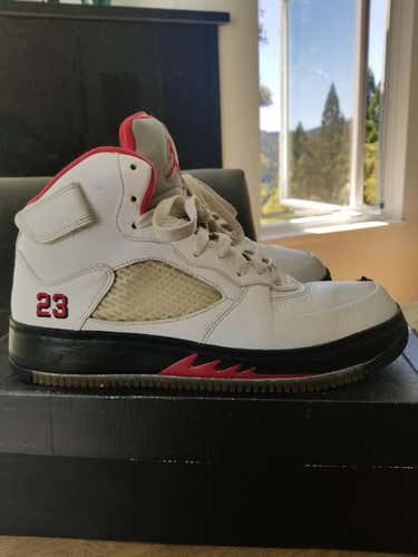 Air Jordan Fusion 5 Fire Red - Mens 8