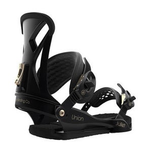 UNION 2019 JULIET WOMENS SNOWBOARD BINDINGS, SZ MEDIUM, BLACK, NEW