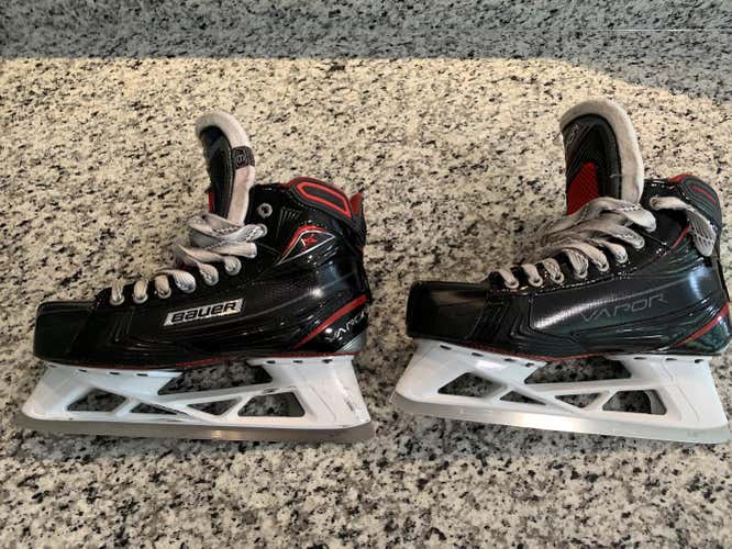 Bauer Vapor 1X Pro Hockey Goalie Skates Senior Pro Stock Size 9