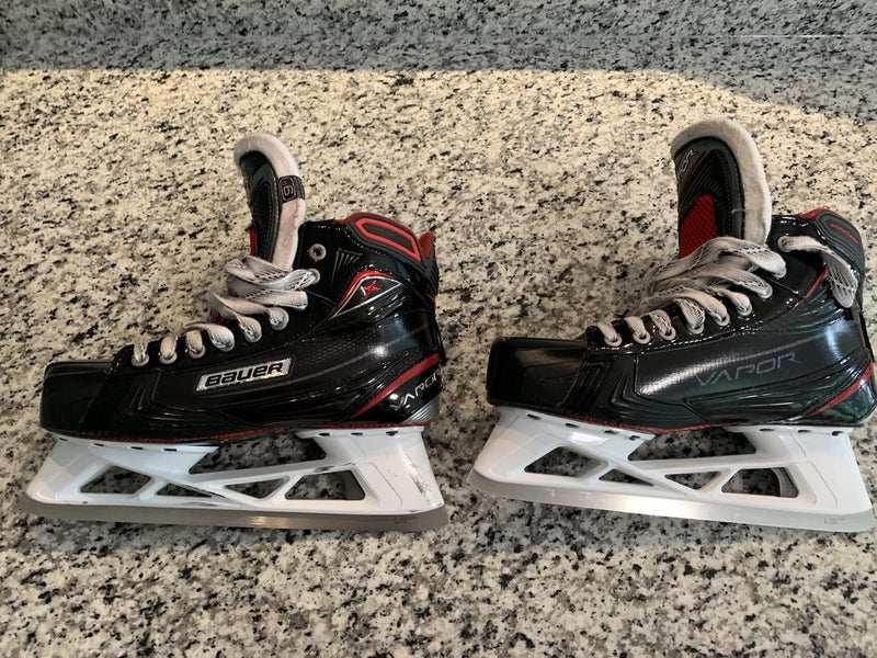 Bauer Vapor 1X Pro Hockey Goalie Skates Senior Pro Stock Size 9