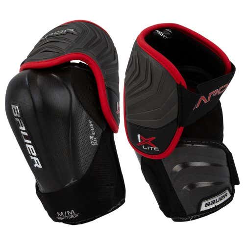 New Bauer Vapor 1x Lite Elbow Pads Senior Pro Stock