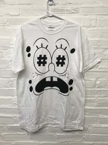 White SpongeBob Meme Shirt Large Bin1