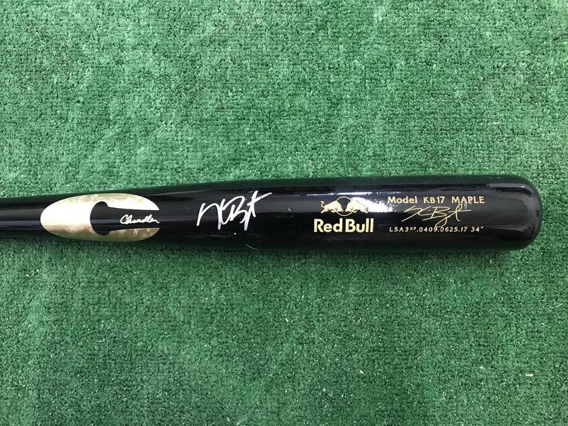Kris Bryant Signed Chandler RedBull KB Cage - Model KB17 Maple Wood Bat