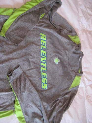 NEW Headstrong lacrosse dri fit long sleeve shooter shirt L large Relentless men's
